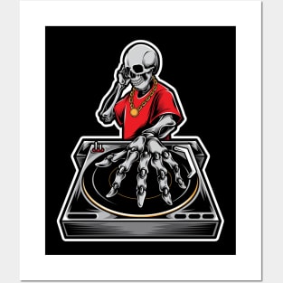 Skull DJ Posters and Art